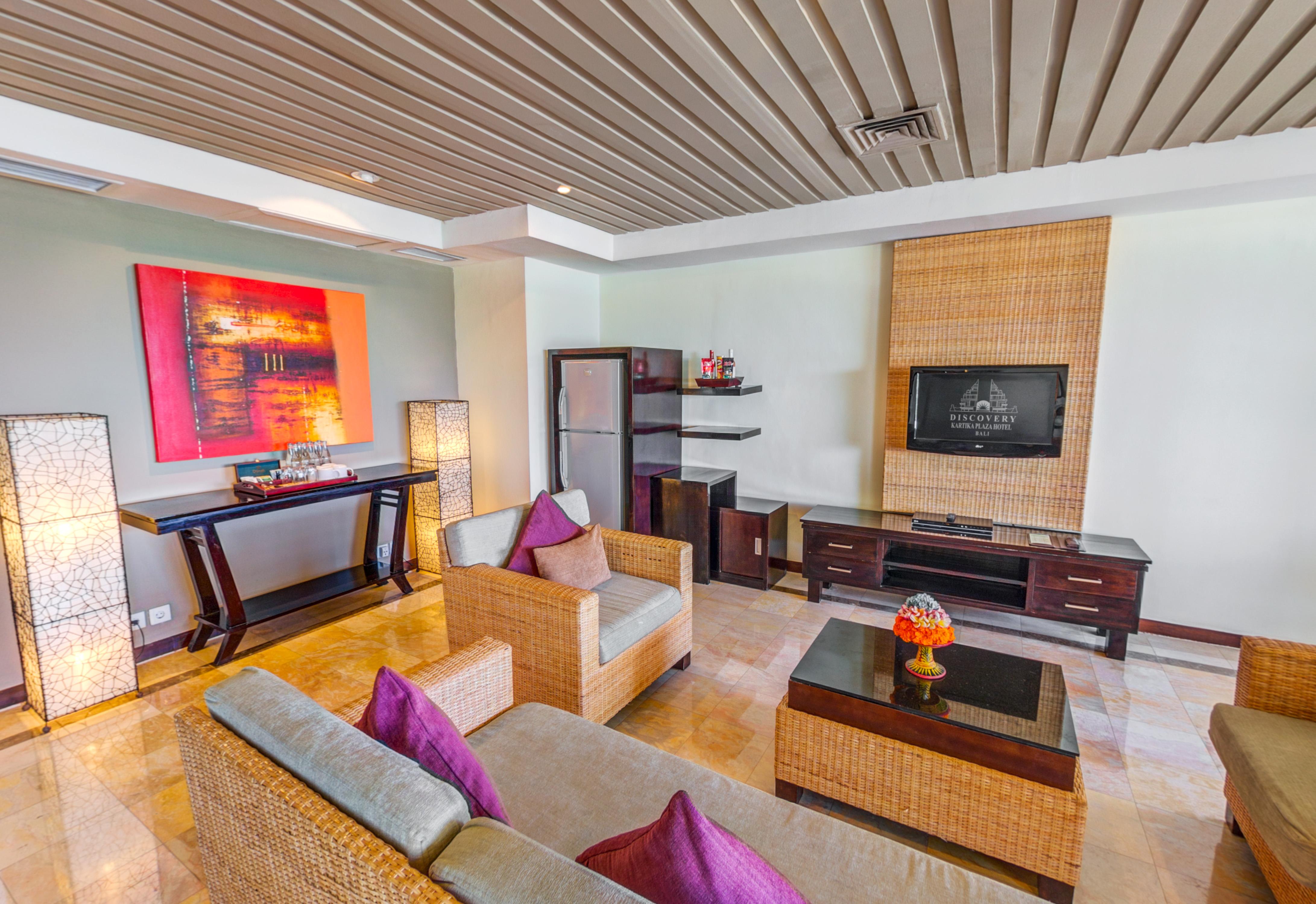 Discovery Kartika Plaza Hotel Kuta Lombok Kültér fotó Living room